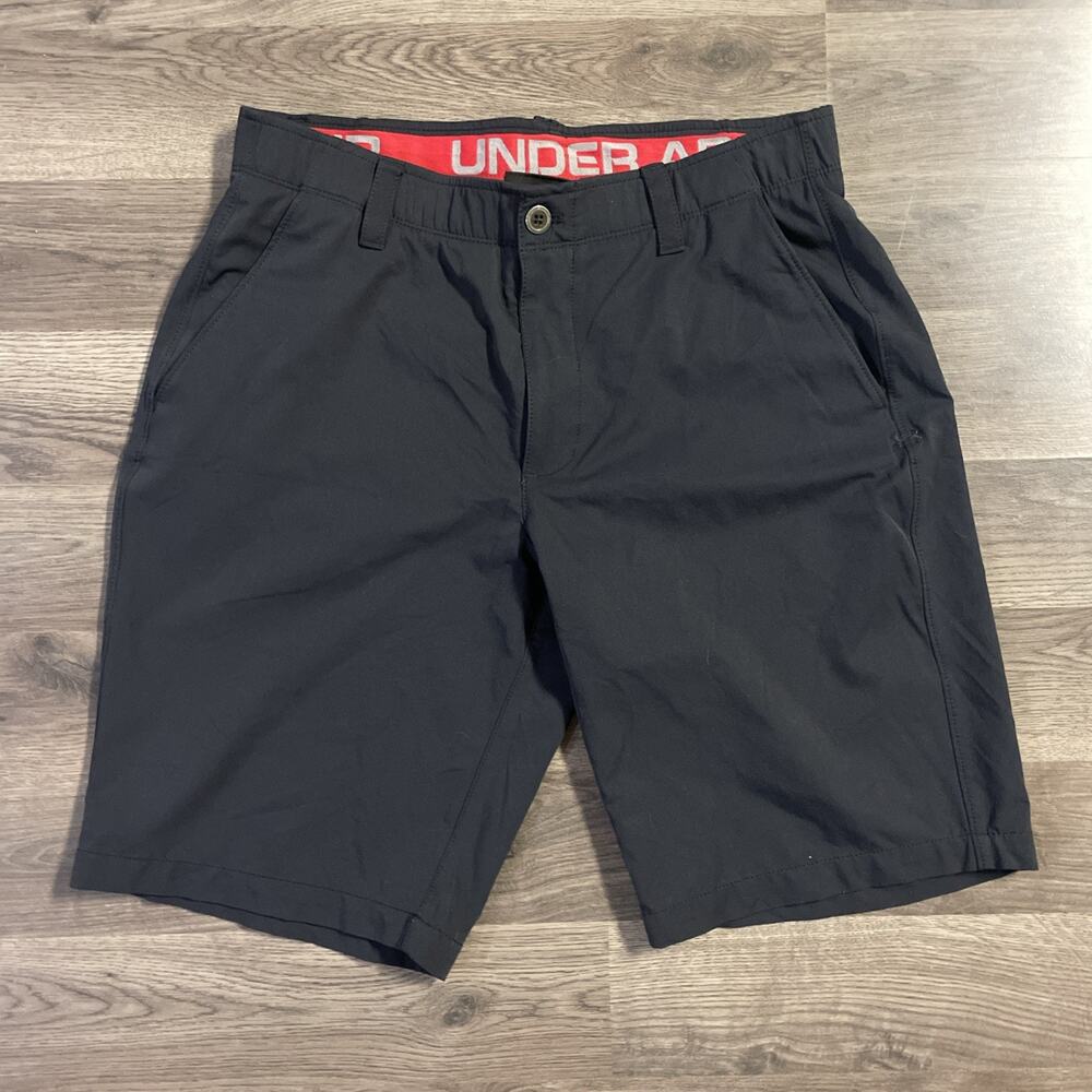 Under Armour Men’s 34 Performance Heat Gear Golf Shorts 10” Inseam Black